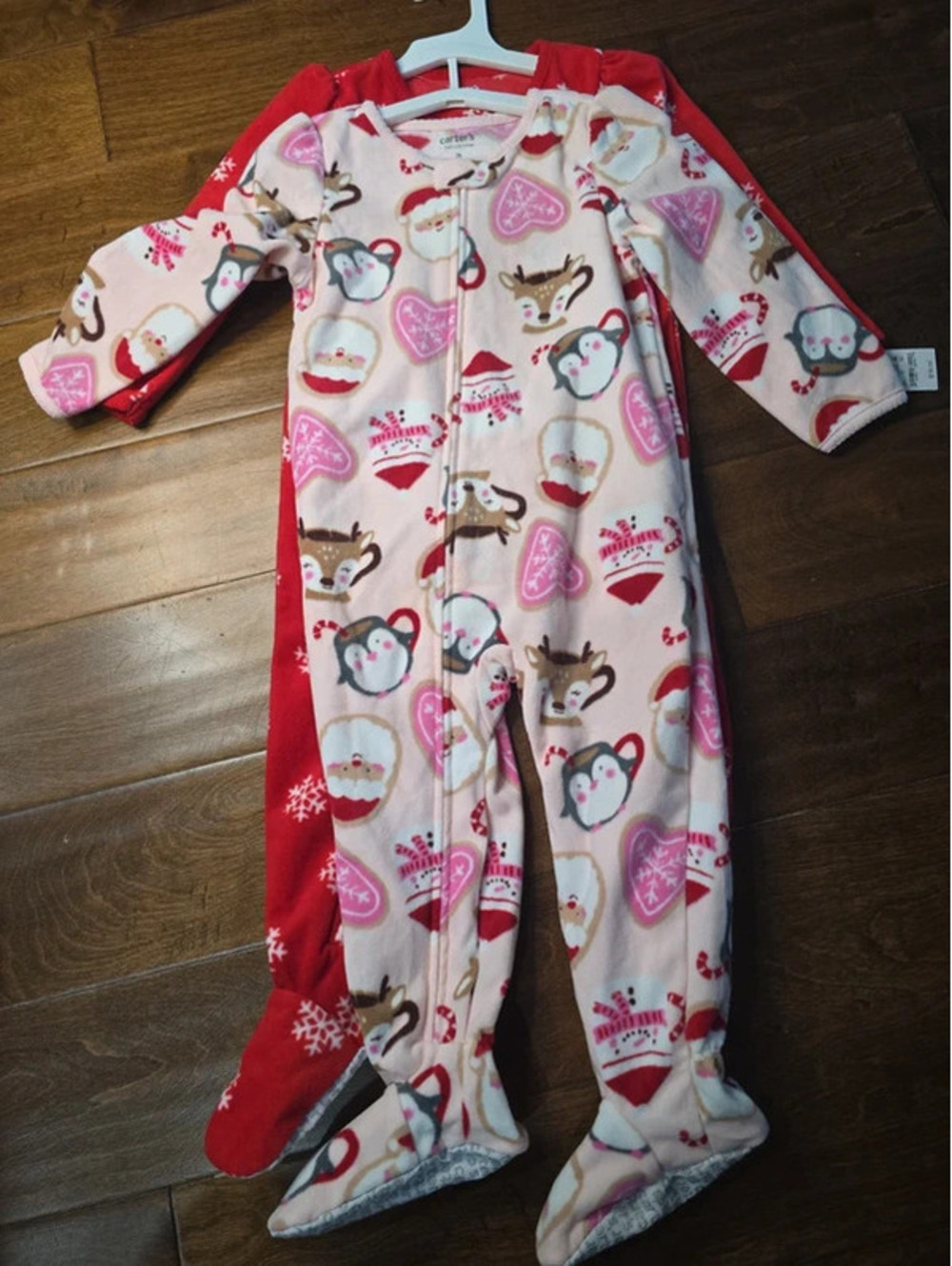 2t brand new fleece, christmas pajamas from carter's item 617G8